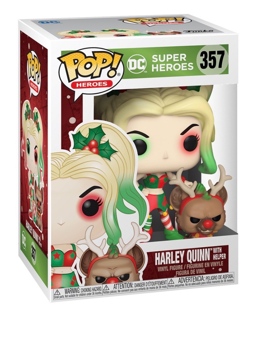 Funko Pop DC Heroes Harley Quinn with Helper Vinyl Figure 357
